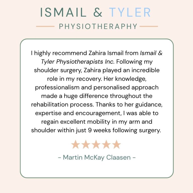 Ismael & Tyler Physio - Patient Review - Martin