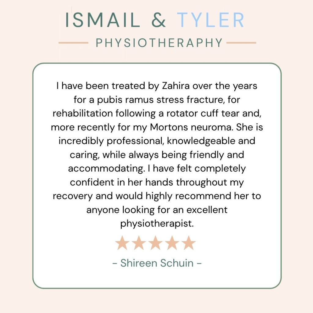 Ismael & Tyler Physio - Patient Review - Shireen